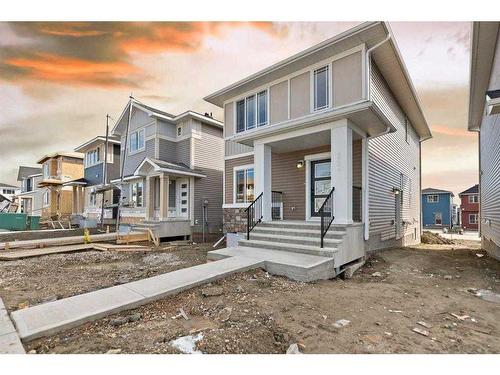 826 Bayview Terrace Sw, Airdrie, AB - Outdoor With Deck Patio Veranda With Facade