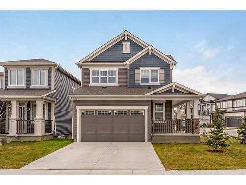 137 Osborne Common Sw, Airdrie, AB - Outdoor With Deck Patio Veranda With Facade