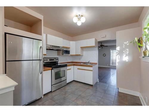 205 19 Avenue Nw, Calgary, AB - Indoor Photo Showing Kitchen With Double Sink