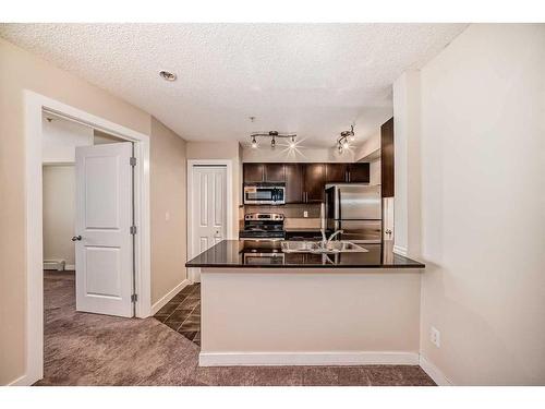 1113-625 Glenbow Drive, Cochrane, AB - Indoor Photo Showing Kitchen With Double Sink