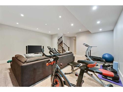 1611 19 Avenue Nw, Calgary, AB - Indoor Photo Showing Gym Room