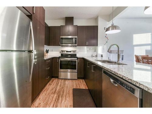 92 Walden Lane Se, Calgary, AB - Indoor Photo Showing Kitchen With Stainless Steel Kitchen With Upgraded Kitchen