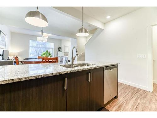 92 Walden Lane Se, Calgary, AB - Indoor Photo Showing Kitchen With Double Sink With Upgraded Kitchen