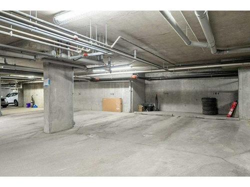 320-7180 80 Avenue Ne, Calgary, AB - Indoor Photo Showing Garage