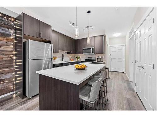 1314-298 Sage Meadows Park Nw, Calgary, AB - Indoor Photo Showing Kitchen With Upgraded Kitchen