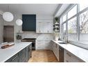 511 Salem Avenue Sw, Calgary, AB  - Indoor Photo Showing Kitchen With Double Sink With Upgraded Kitchen 