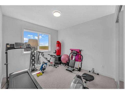 258 Chelsea Place Place, Chestermere, AB - Indoor Photo Showing Gym Room