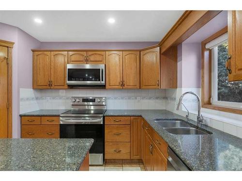 281 Westchester Green, Chestermere, AB - Indoor Photo Showing Kitchen With Double Sink