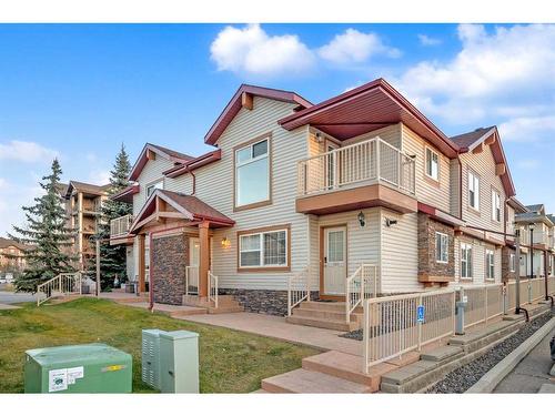 201-30 Panatella Landing Nw, Calgary, AB - Outdoor With Balcony With Facade