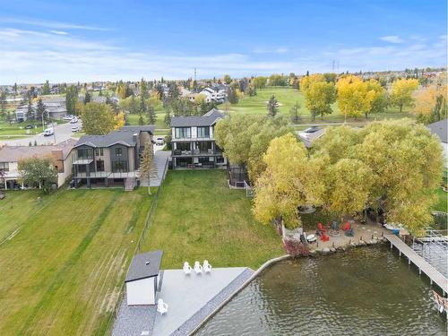 336 West Chestermere Drive, Chestermere, AB - Outdoor With Body Of Water With Deck Patio Veranda With View