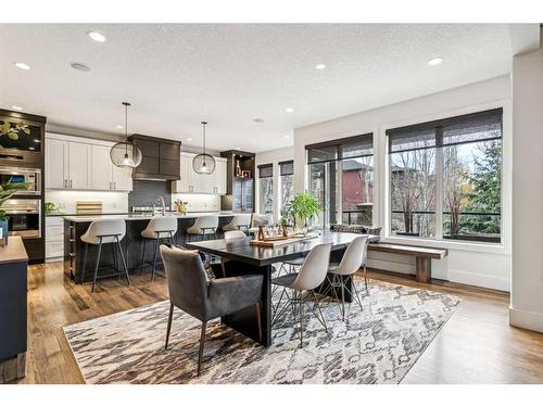 437 Evergreen Circle Sw, Calgary, AB - Indoor Photo Showing Dining Room