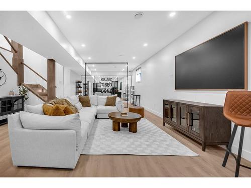 88 Fieldstone Close, Balzac, AB - Indoor Photo Showing Living Room