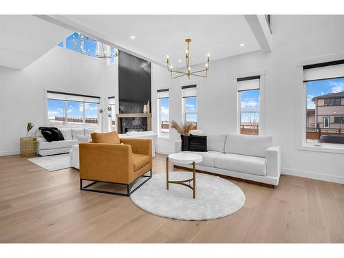 88 Fieldstone Close, Balzac, AB - Indoor Photo Showing Living Room