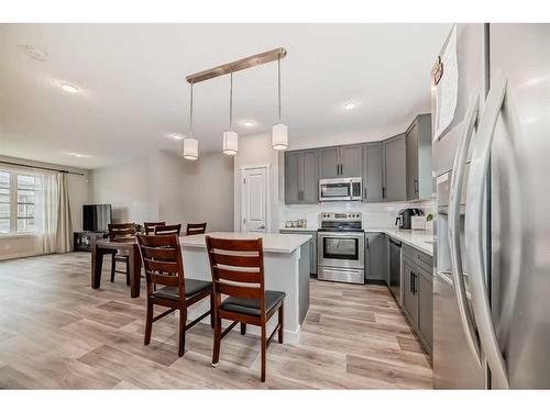 311 Carringvue Way Nw, Calgary, AB - Indoor Photo Showing Kitchen With Stainless Steel Kitchen With Upgraded Kitchen