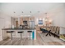 205-701 3 Avenue Sw, Calgary, AB  - Indoor Photo Showing Kitchen With Stainless Steel Kitchen With Upgraded Kitchen 