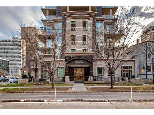 205-701 3 Avenue Sw, Calgary, AB - Outdoor With Balcony With Facade