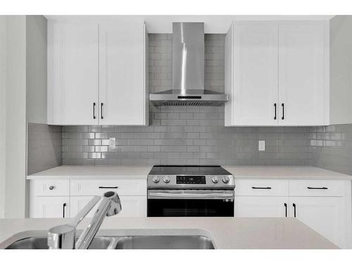 138 Cornerbrook Crescent Ne, Calgary, AB - Indoor Photo Showing Kitchen With Double Sink