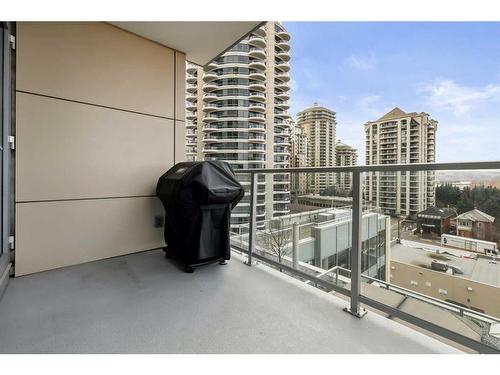 703-1025 5 Avenue Sw, Calgary, AB - Outdoor With Balcony With Exterior