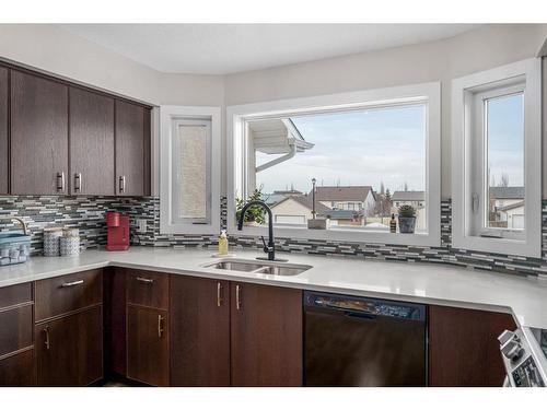 422 Strathcona Circle, Strathmore, AB - Indoor Photo Showing Kitchen With Double Sink