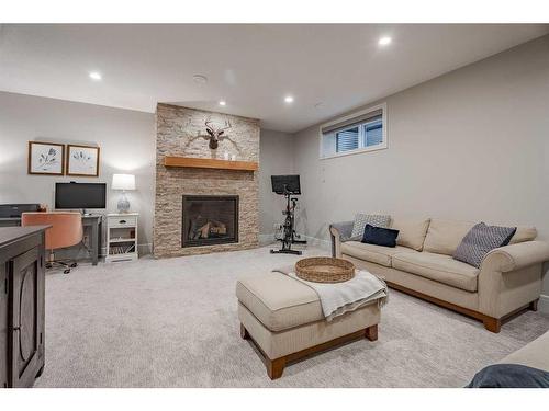 4202 19 Street Sw, Calgary, AB - Indoor Photo Showing Other Room With Fireplace