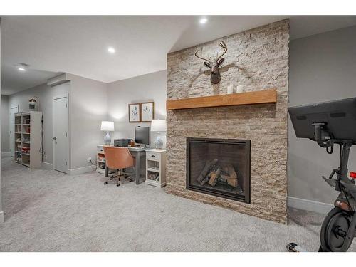 4202 19 Street Sw, Calgary, AB - Indoor Photo Showing Other Room With Fireplace