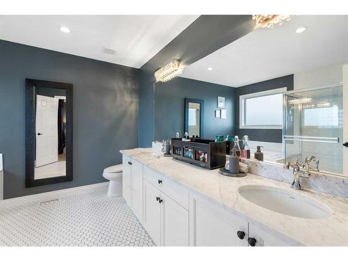 1457 Aldrich Place, Carstairs, AB - Indoor Photo Showing Bathroom