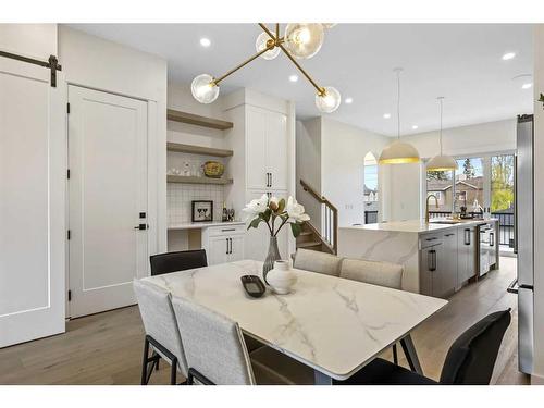 2210 33 Street Sw, Calgary, AB - Indoor Photo Showing Dining Room