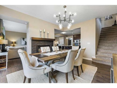 110 Ascot Crescent Sw, Calgary, AB - Indoor With Fireplace