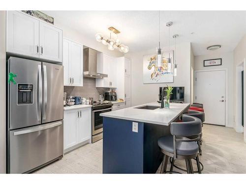 114-11 Mahogany Circle Se, Calgary, AB - Indoor Photo Showing Kitchen With Upgraded Kitchen