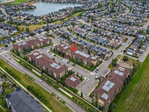 3401-92 Crystal Shores Road, Okotoks, AB - Outdoor With Body Of Water With View