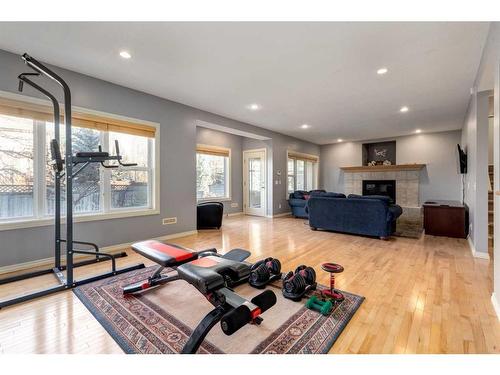 129 Mt Douglas Green Se, Calgary, AB - Indoor Photo Showing Other Room With Fireplace