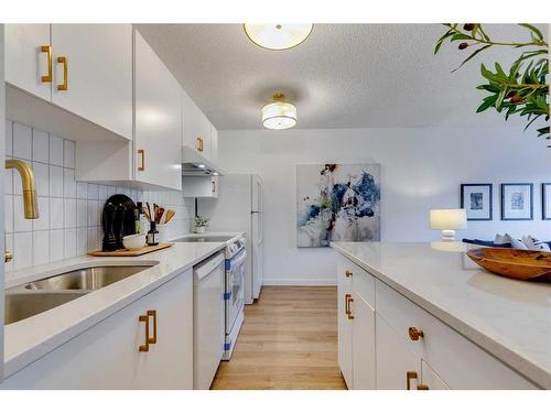 304-1626 14 Avenue Sw, Calgary, AB - Indoor Photo Showing Kitchen With Double Sink