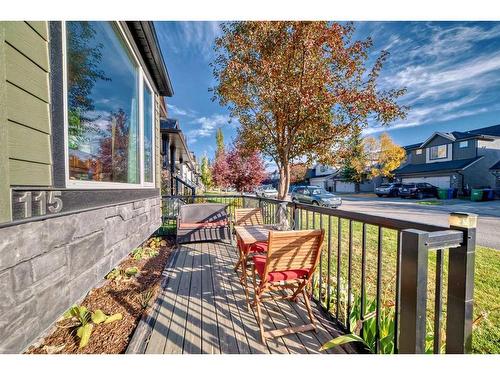 115 Silverado Range Close Sw, Calgary, AB - Outdoor With Deck Patio Veranda