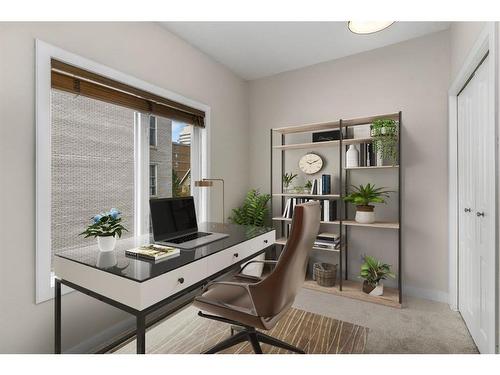 1303 7 Street Sw, Calgary, AB - Indoor Photo Showing Office