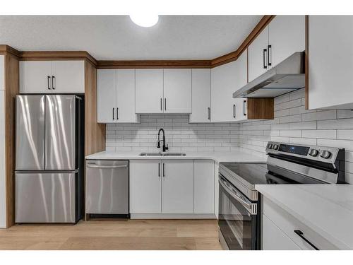 122 Abalone Place Ne, Calgary, AB - Indoor Photo Showing Kitchen With Stainless Steel Kitchen With Double Sink With Upgraded Kitchen