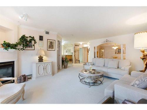 249-8535 Bonaventure Drive Se, Calgary, AB - Indoor Photo Showing Living Room