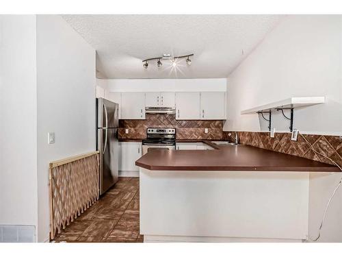 90-3015 51 Street Sw, Calgary, AB - Indoor Photo Showing Kitchen With Stainless Steel Kitchen With Double Sink