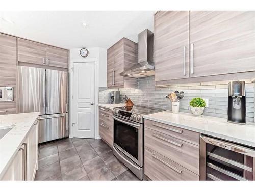 157 Kincora Cove Nw, Calgary, AB - Indoor Photo Showing Kitchen With Stainless Steel Kitchen With Upgraded Kitchen