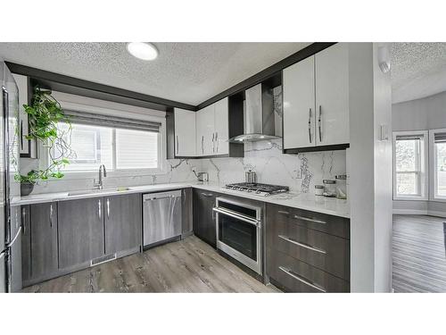 56 Tararidge Drive Ne, Calgary, AB - Indoor Photo Showing Kitchen With Stainless Steel Kitchen With Upgraded Kitchen