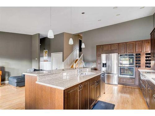 228 Macewan Glen Place Nw, Calgary, AB - Indoor Photo Showing Kitchen With Stainless Steel Kitchen With Upgraded Kitchen