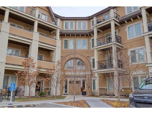 207-30 Mahogany Mews Se, Calgary, AB - Outdoor With Balcony With Facade