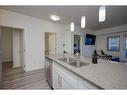 207-30 Mahogany Mews Se, Calgary, AB  - Indoor Photo Showing Kitchen With Double Sink 