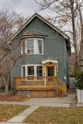 603 10 Avenue Ne, Calgary, AB - Outdoor With Deck Patio Veranda