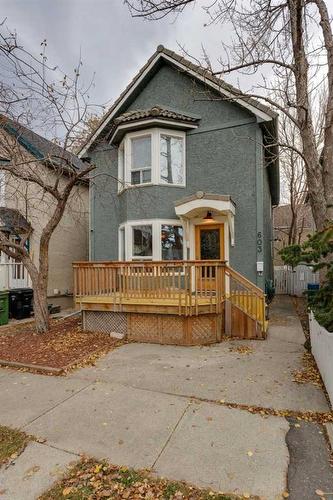 603 10 Avenue Ne, Calgary, AB - Outdoor With Deck Patio Veranda