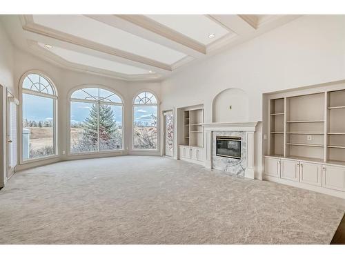 13007 Canso Place Sw, Calgary, AB - Indoor With Fireplace