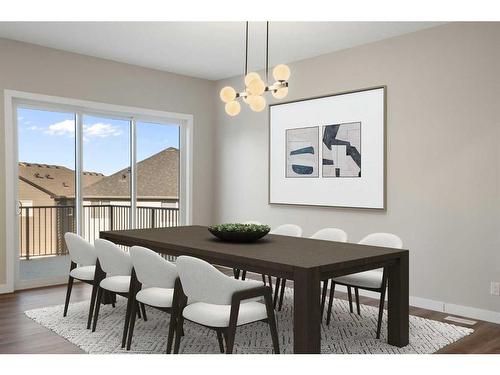 44 Verity Place Sw, Calgary, AB - Indoor Photo Showing Dining Room