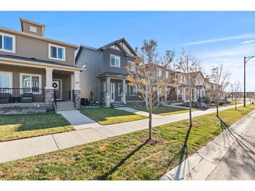 141 Sandstone Drive, Okotoks, AB - Outdoor With Deck Patio Veranda With Facade