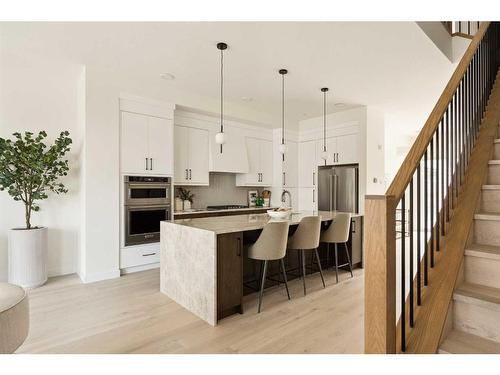 15 Sovereign Heights Sw, Calgary, AB - Indoor Photo Showing Kitchen With Upgraded Kitchen