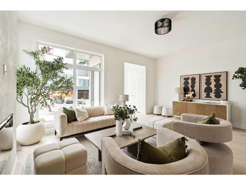 15 Sovereign Heights Sw, Calgary, AB - Indoor Photo Showing Living Room