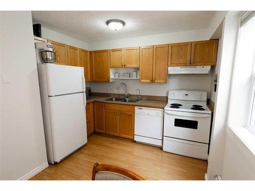 3-713 Mcdougall Road Ne, Calgary, AB - Indoor Photo Showing Kitchen With Double Sink